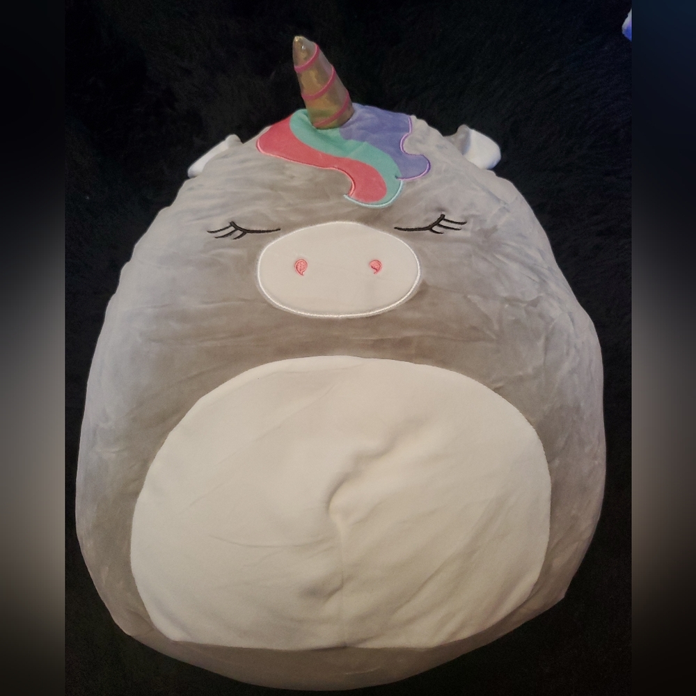 Squishmallows 16 inch grey unicorn